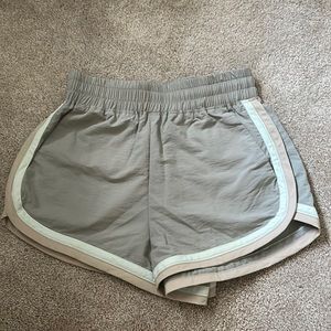 Basin + Range High Waisted Grey Shorts